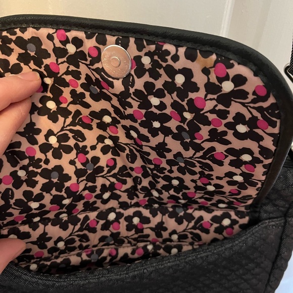 Vera Bradley Carson Mini Shoulder Bag Charcoal - Picture 3 of 5